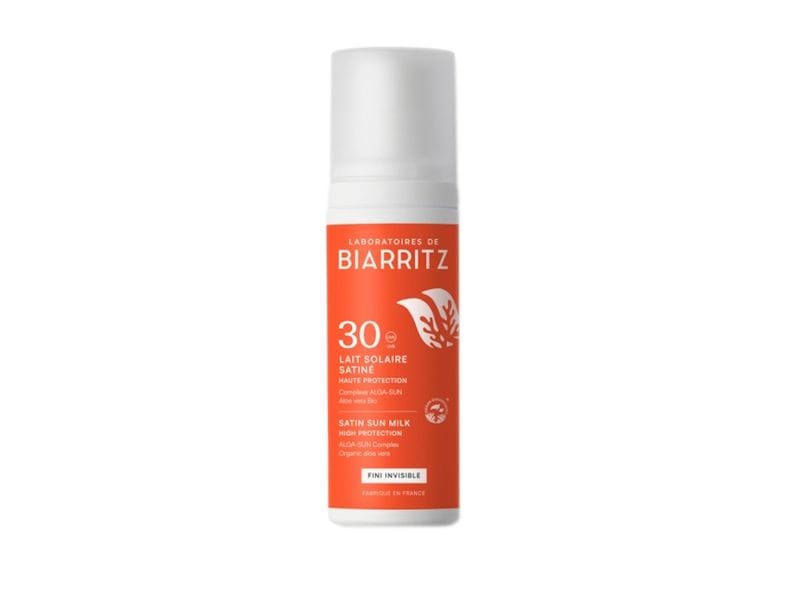 Laboratoires de Biarritz Sonnenmilch Satin SPF30 100 ml Sonnenmilch schützt und versorgt die Haut mit Feuchtigkeit