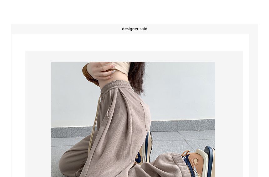 Yohana - Losse joggingbroek met trekkoord in de taille