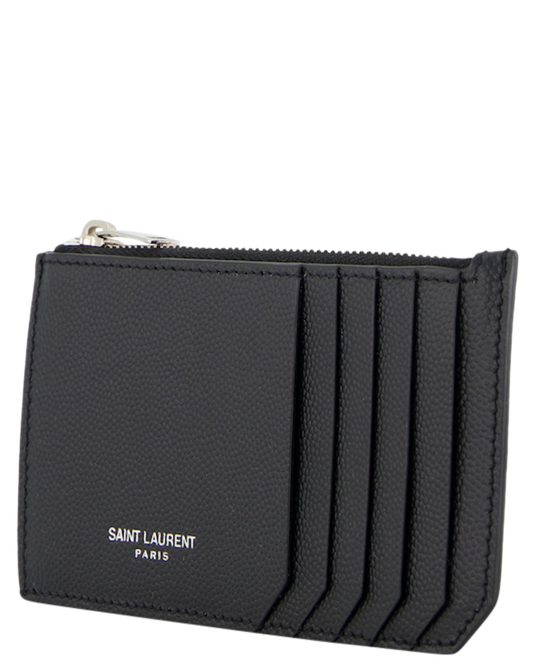 Saint Laurent| Kartenetui aus Kalbsleder