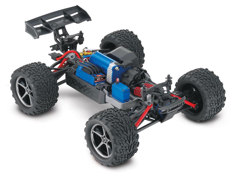 Traxxas Truggy E-Revo VXL 4WD Blau, RTR, 1:16 Brushless Offroad Modell im Massstab 1:16