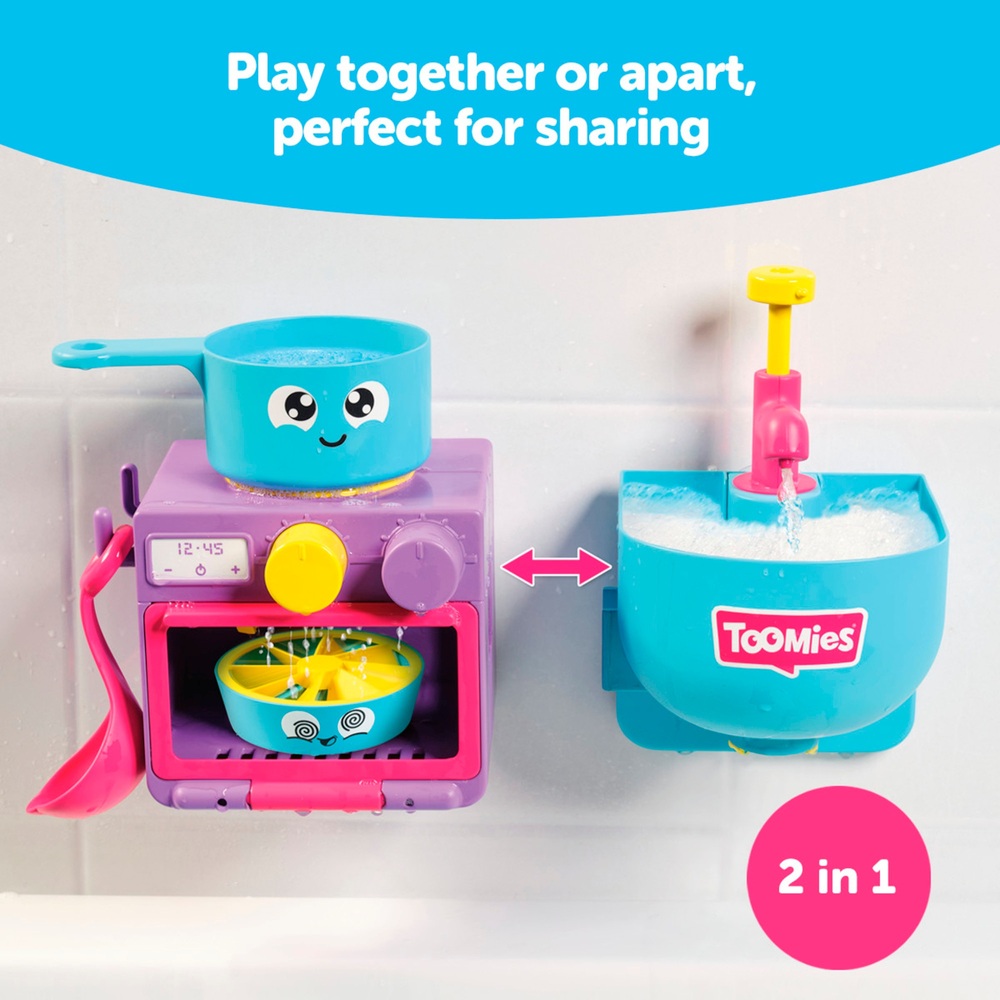 TOMY Toomies Bubble and Bake Badeküchen-Badespielzeug