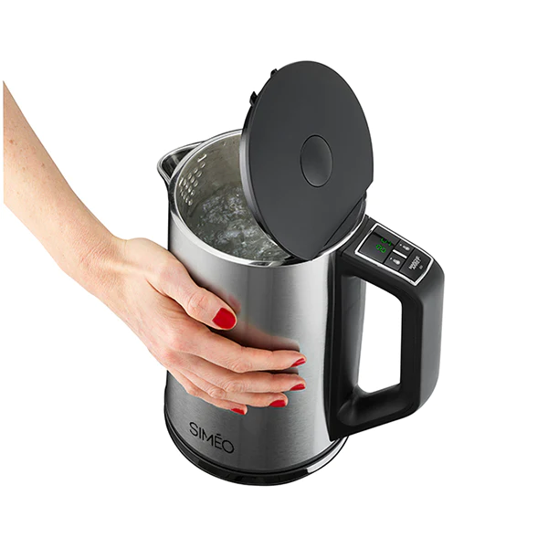 Bouilloire température réglable et paroi froide 1,4 L 2200 W inox Sime