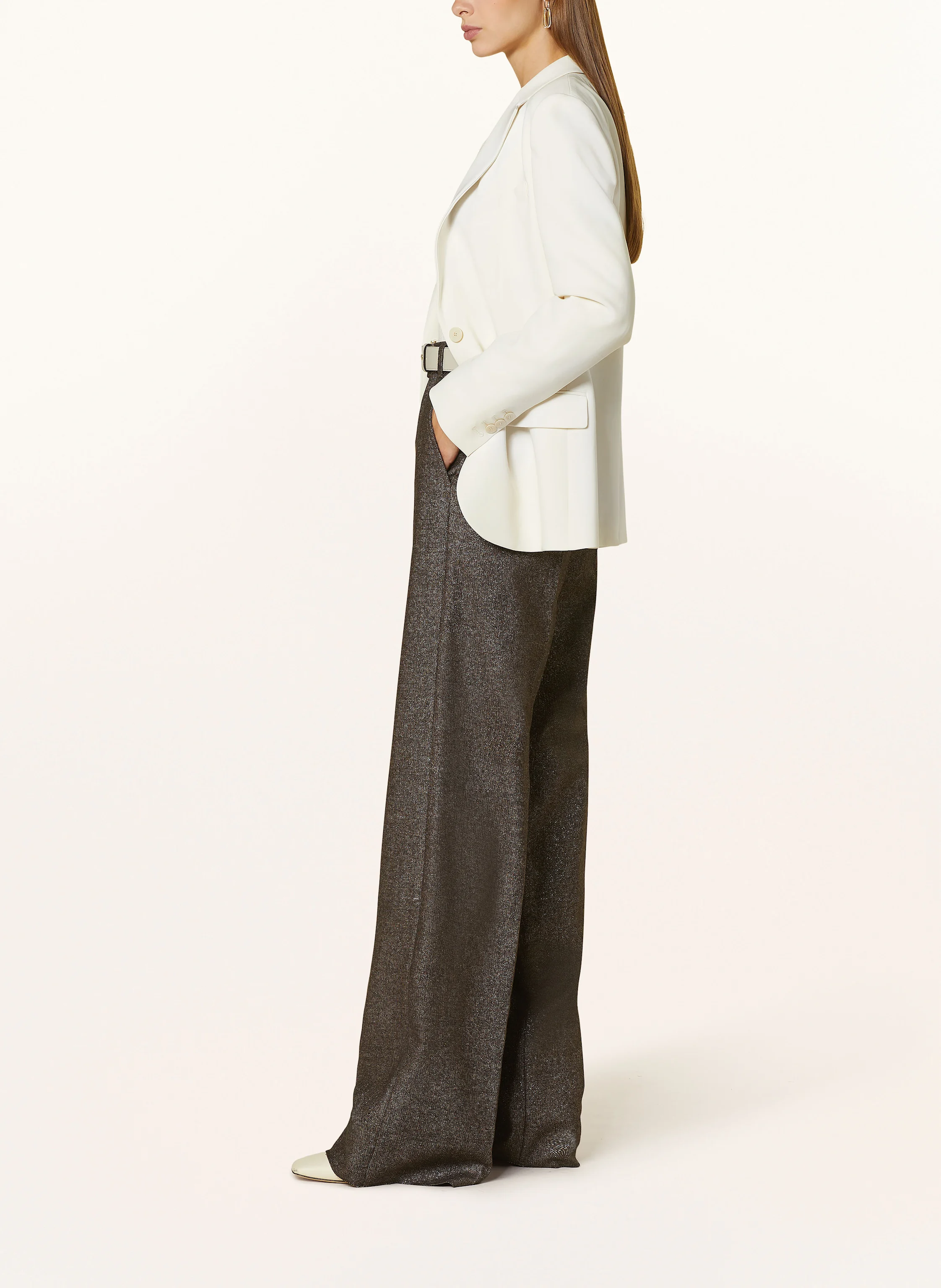 MARELLA Marlenehose mit Glitzergarn