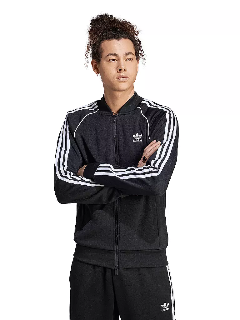 ADIDAS ORIGINALS Sweatjacke schwarz