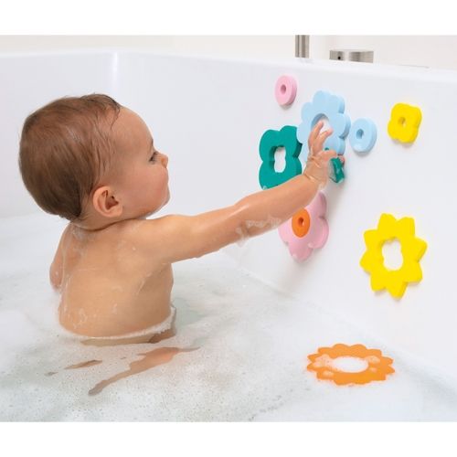 Quut badpuzzel bloemen - 10st