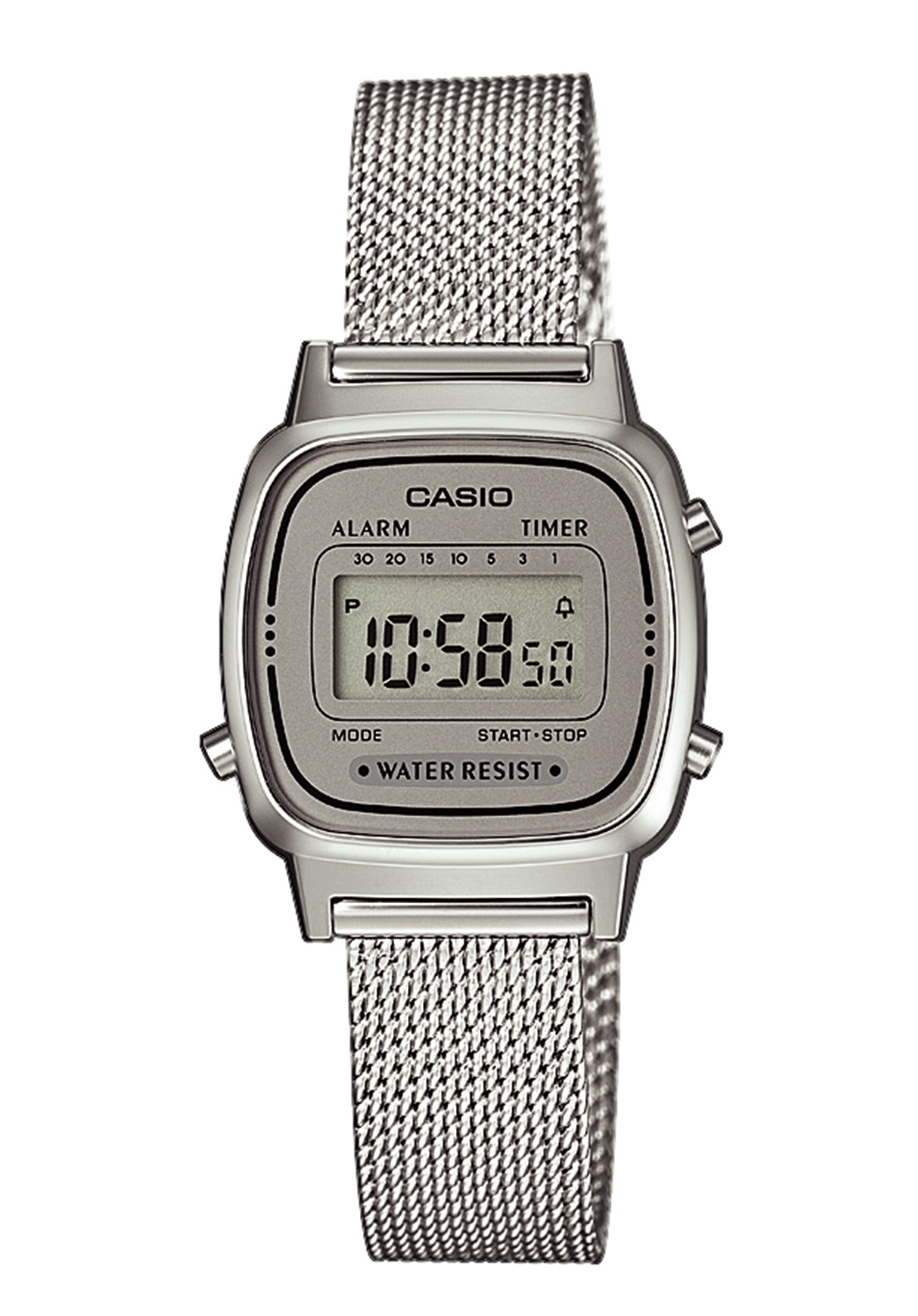 Casio Collection Damenuhr Anthrazit LA670WEM-7EF