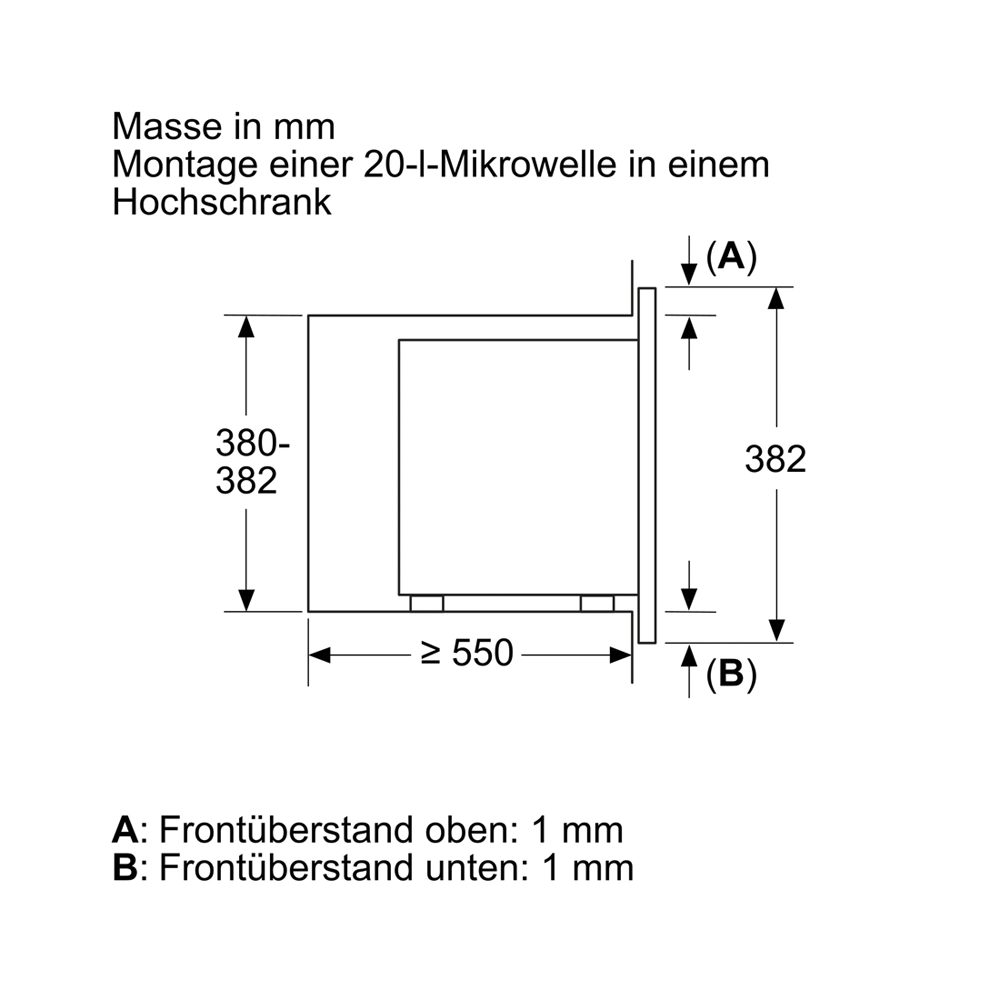 Bosch BEL623MS3 Einbau-Mikrowelle