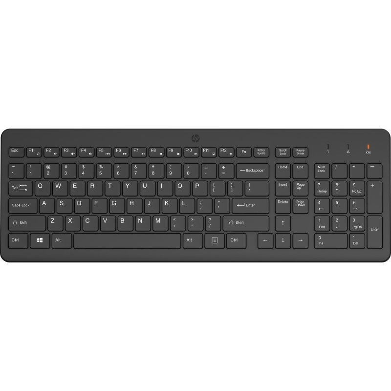 HP 220 WL KBD clavier Maison RF sans fil Noir