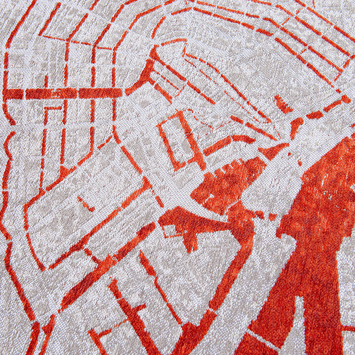 Grafisch vloerkleed - Cities Amsterdam 9323