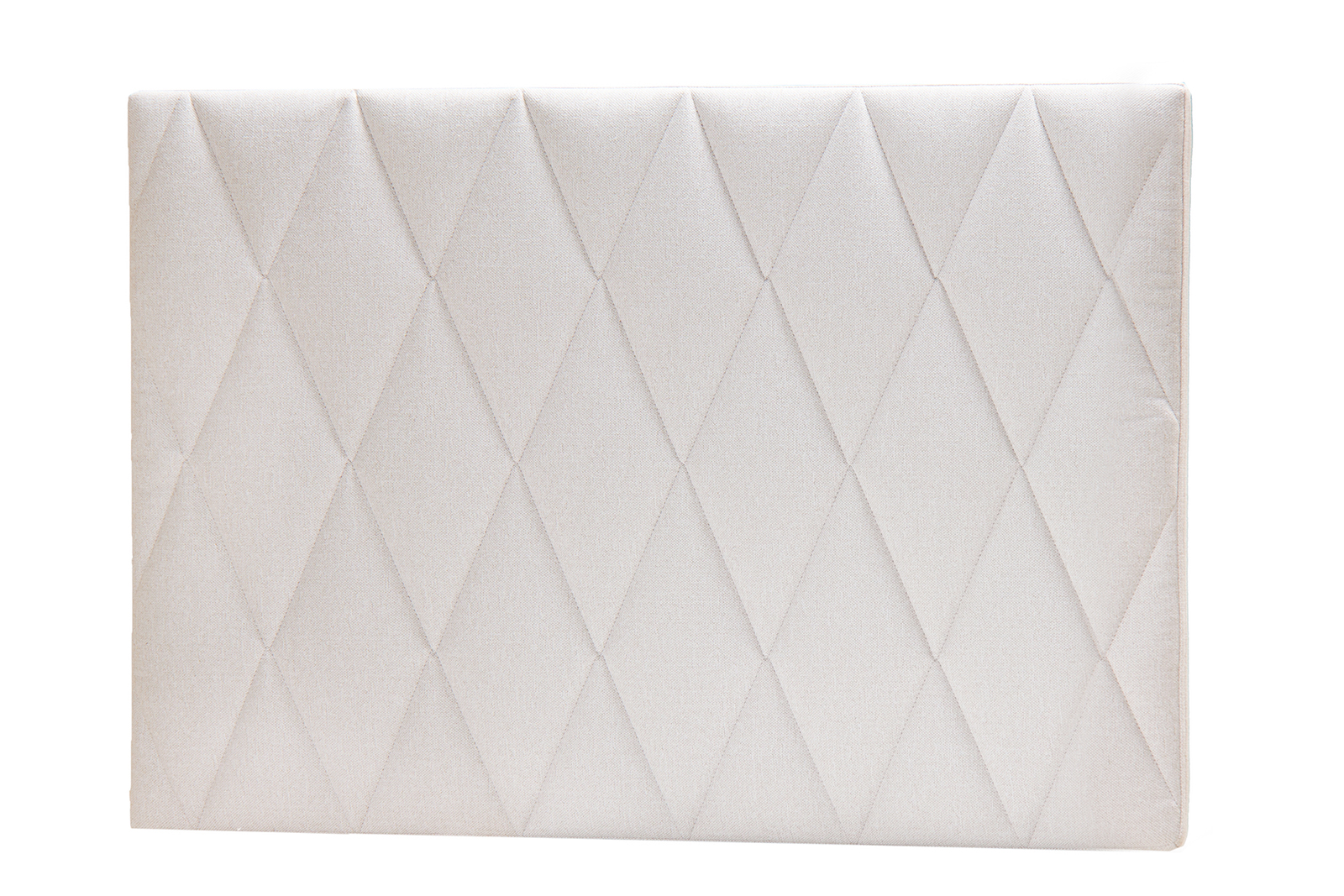 Porto vegghengt sengegavl 90 cm bredde i tekstil Gandar Beige 25. Quiltet