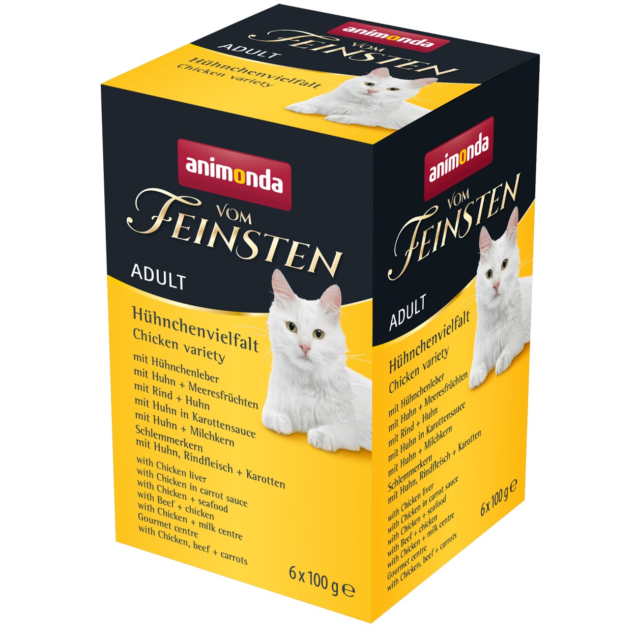 animonda Vom Feinsten Adult Mixpack 6x100 g Hühnchenvielfalt