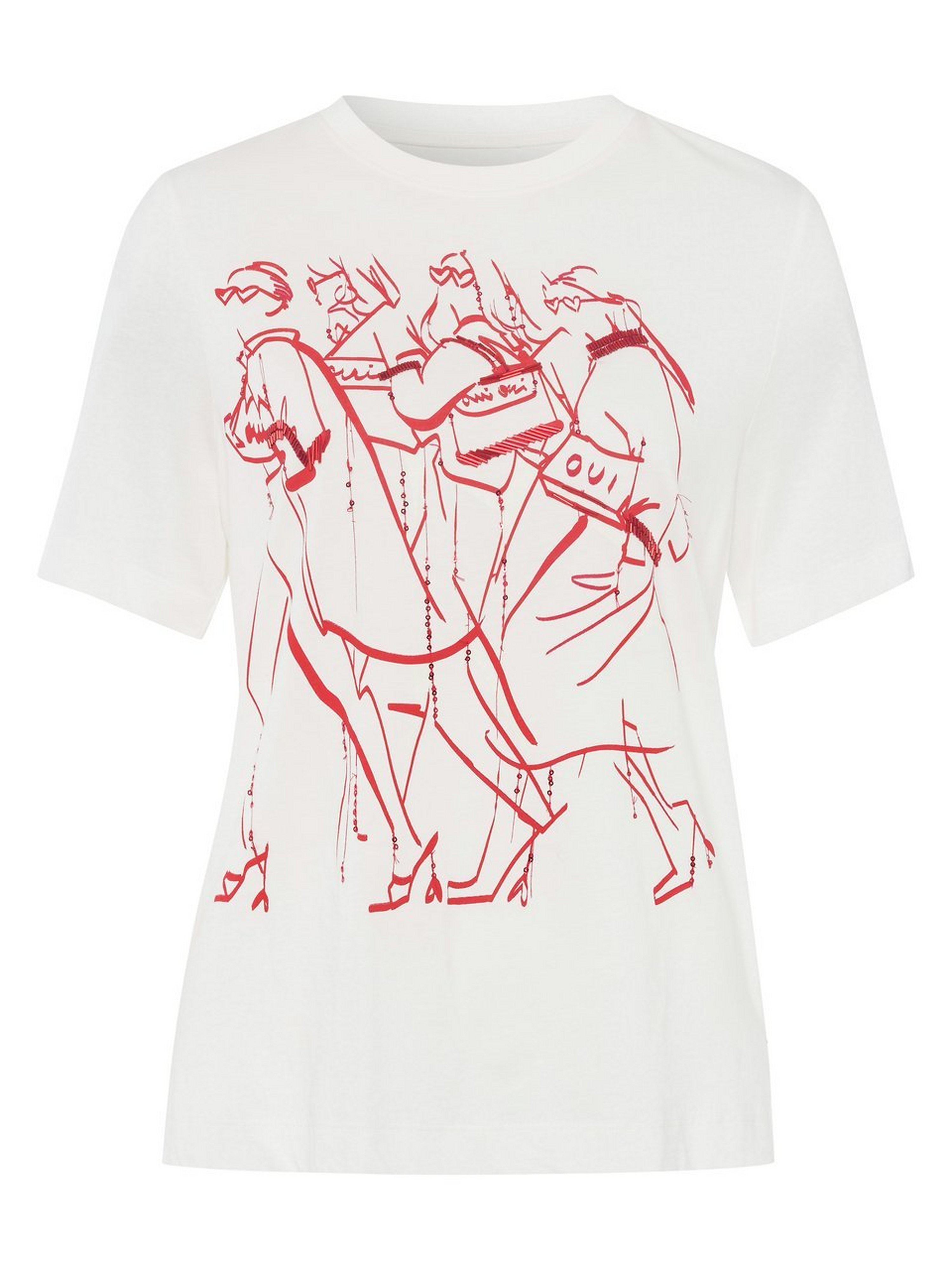 Rundhals-Shirt