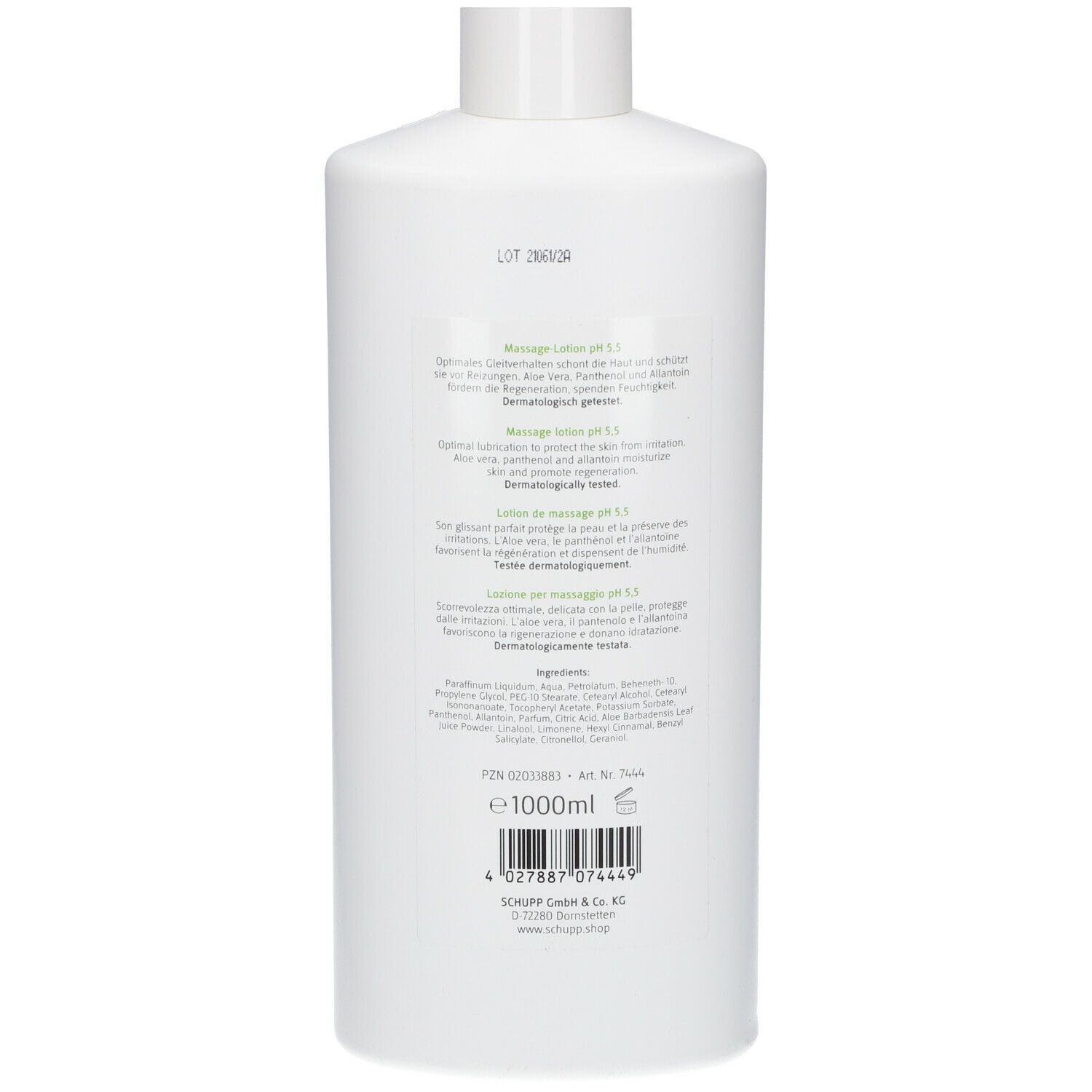 Schupp Massage Lotion pH 5,5