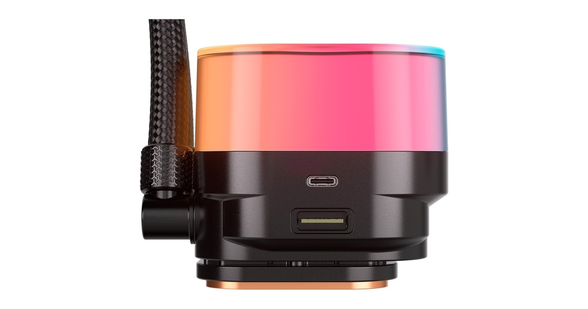 CorsairiCUE LINK TITAN 240 RX LCD RGB waterkoeling  (Zwart, 4-pins PWM fan-connector)