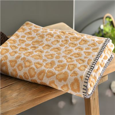 Linge de toilette motif léopard - 450 g/m²