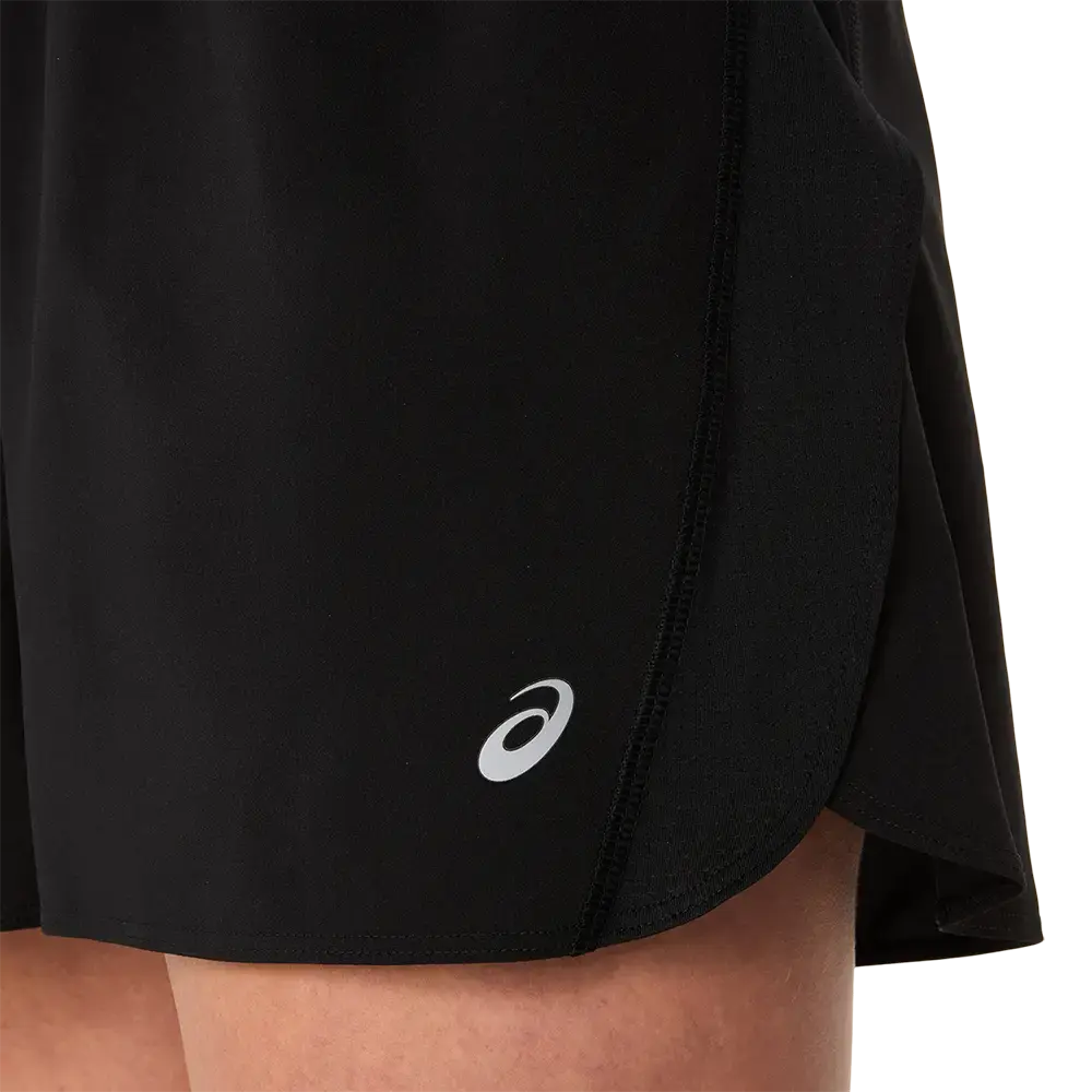 ASICS Core Split Hardloopbroek Kort Zwart Dames