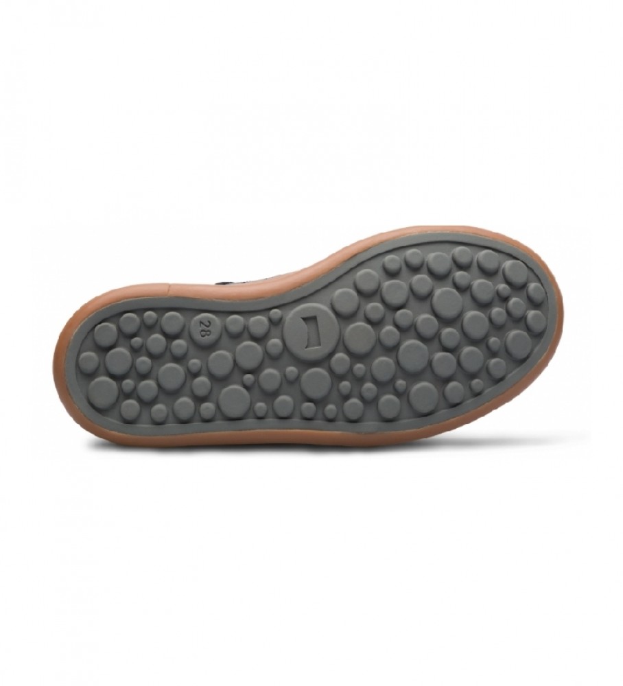 Botas de cano curto de couro Camper Pursuit Kids, azuis