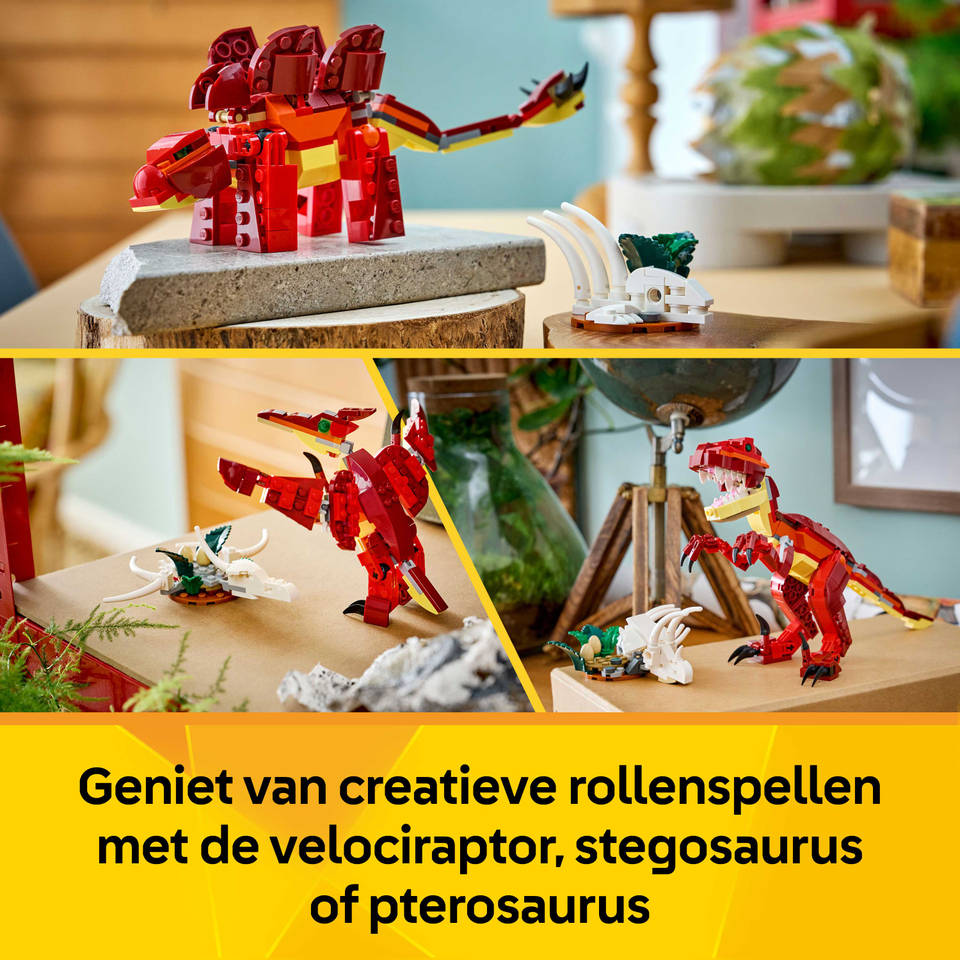 LEGO Creator 3-in-1 woeste dinosaurus 31379