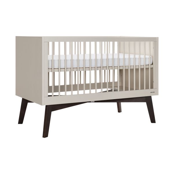 Kidsmill Sixties Babybed Oatmeal / walnoot