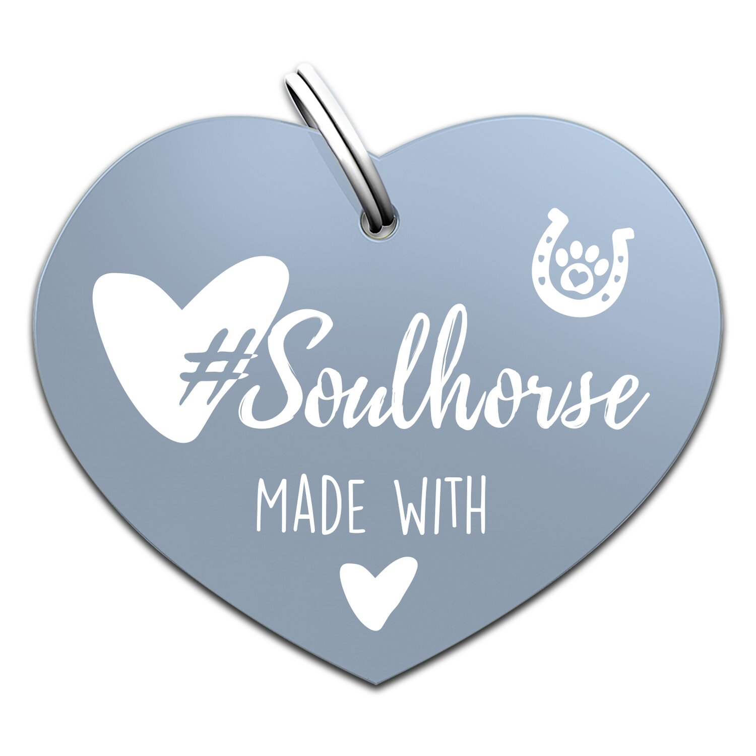 Soulhorse Anhänger Hund  - hellblau