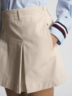 Minissaia chino plissada