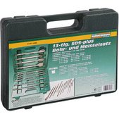 BRÜDER MANNESMANN Kit de forets & burins SDS PLUS, 13 pièces