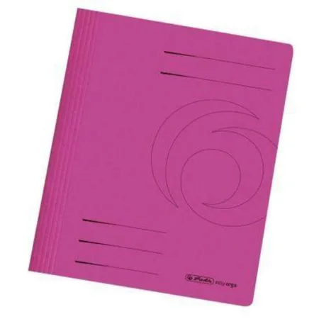 Herlitz Schnellhefter gefaltet, pink intensiv, A4
