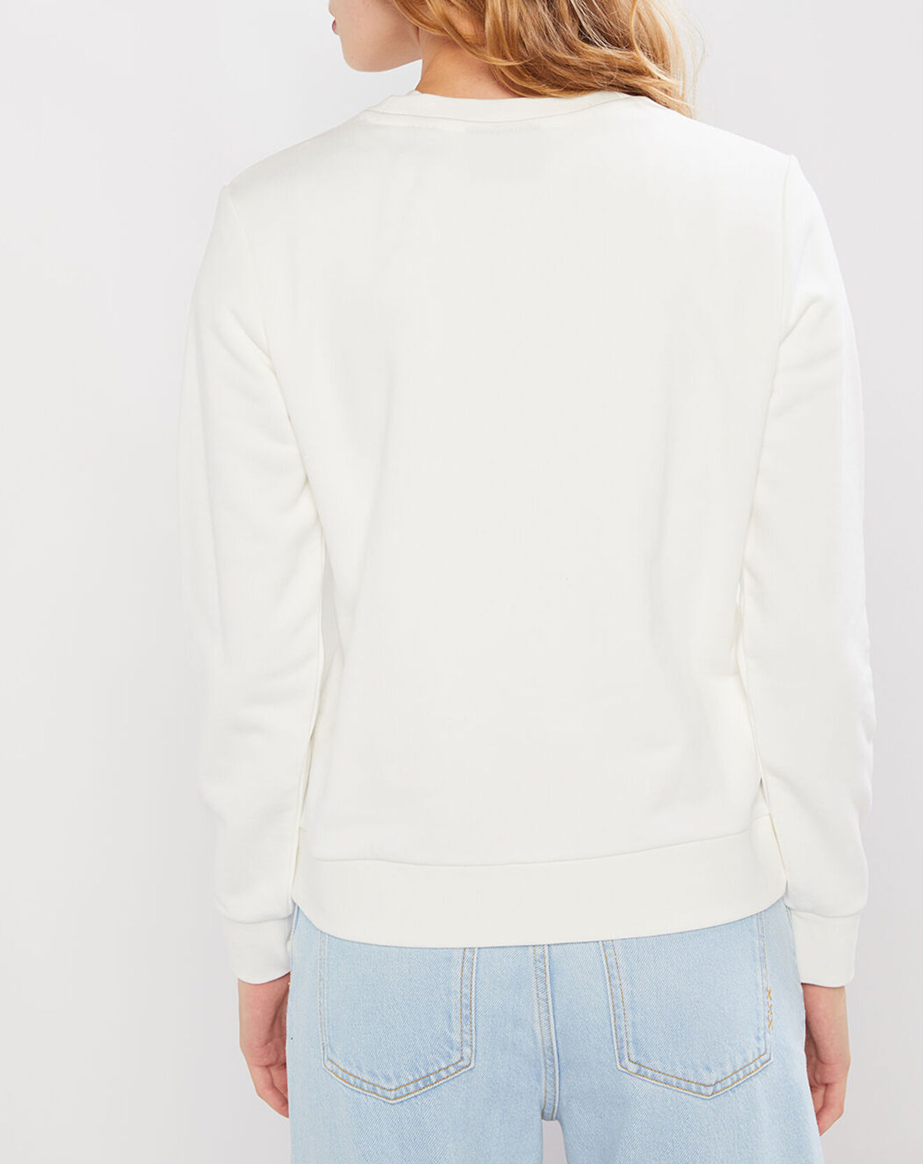 Scotch & Soda Sweat Message Soleil blanc
