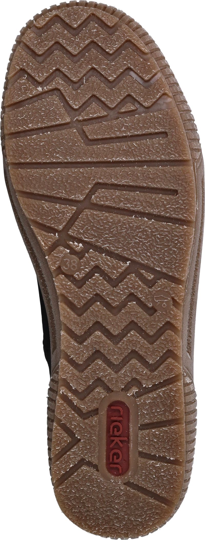 Rieker Veterschoenen Zwart Dames