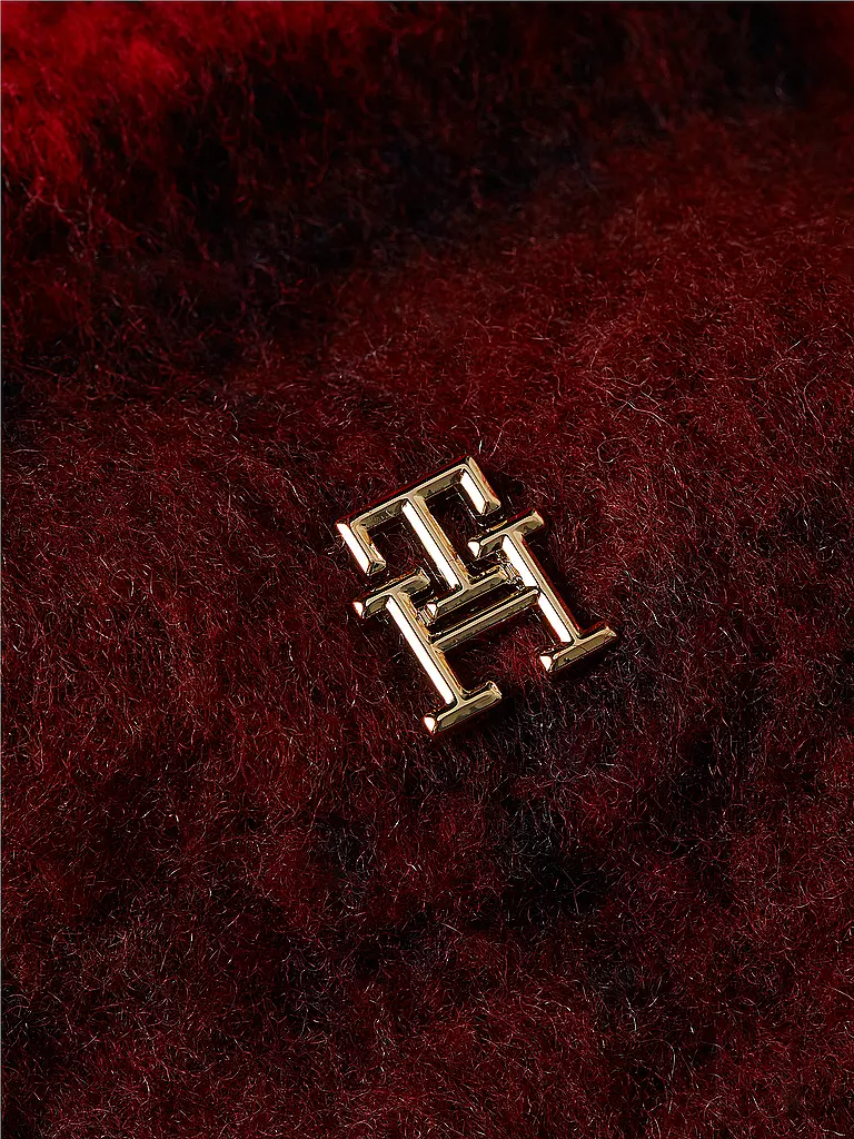 TOMMY HILFIGER Schal dunkelrot
