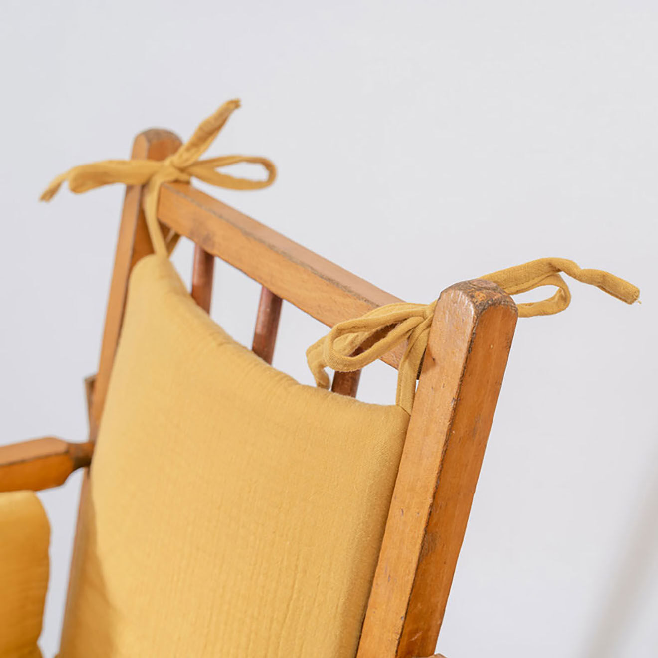 Papate Coussin de Chaise Haute en Coton Bio honey - 31x16x27 cm
