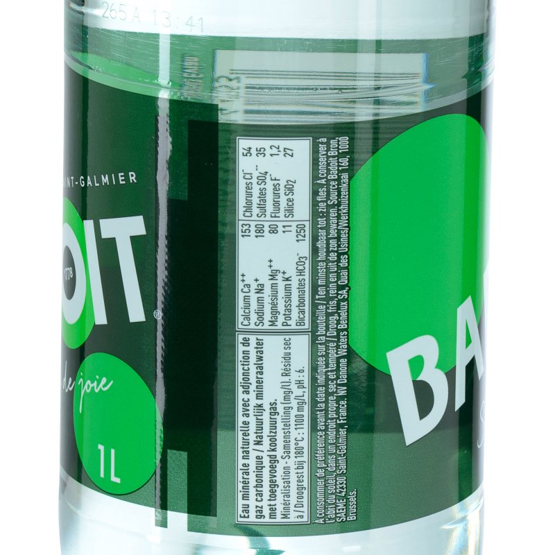 Eau gazeuse Badoit 1 L -  6 bouteilles
