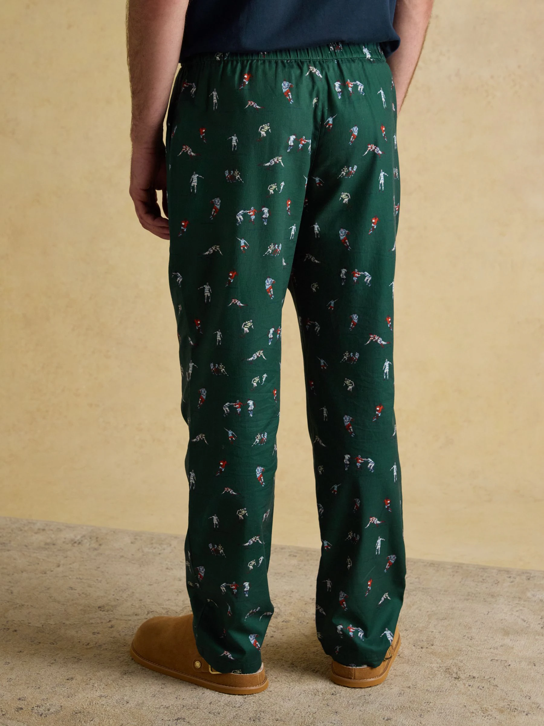 Groen - Joules Dozer pyjamabroek