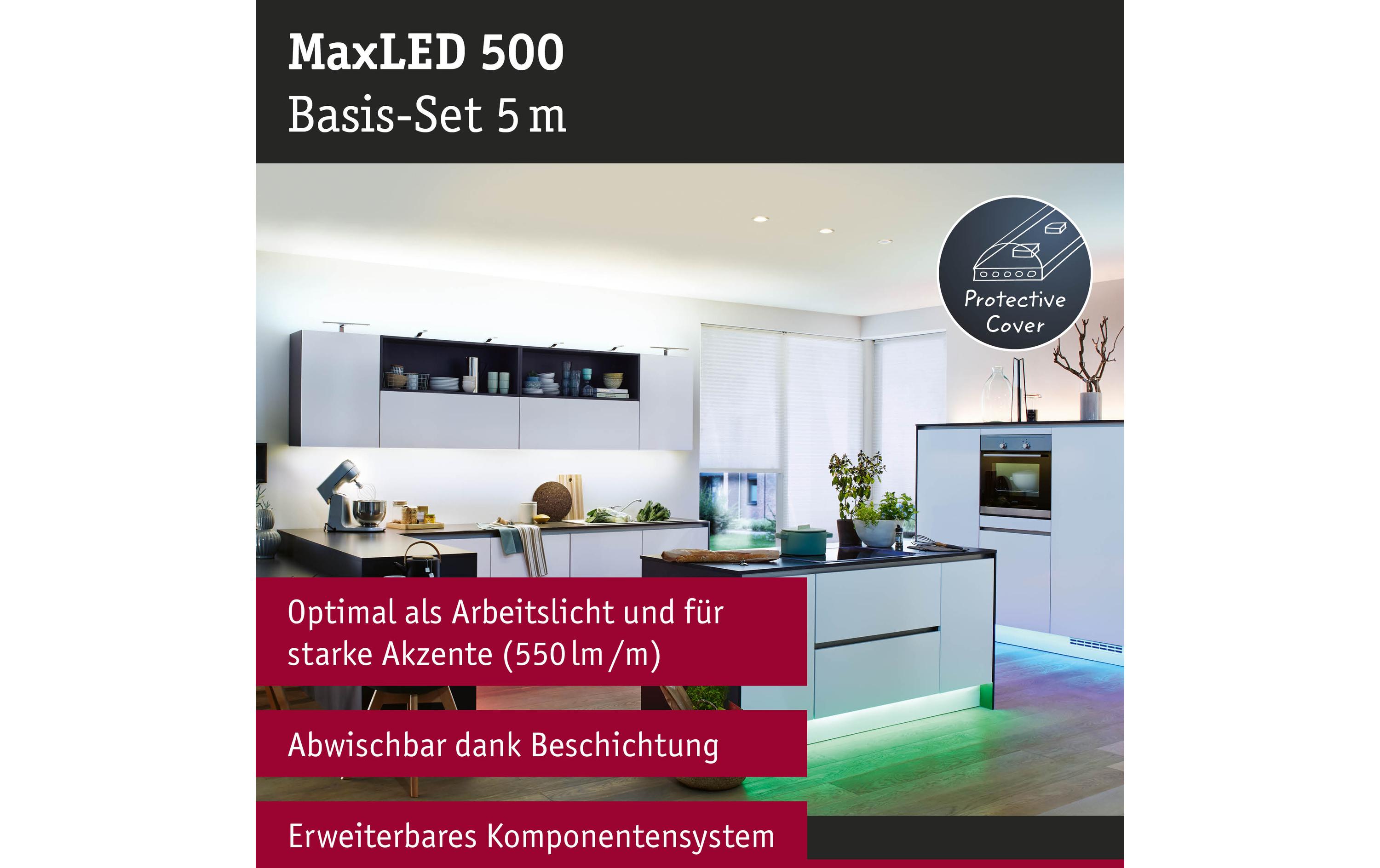 LED Stripe RGBW Coated Basic Set Zigbee 3.0, 5 m<br>LED-Leuchtstreifen-Set