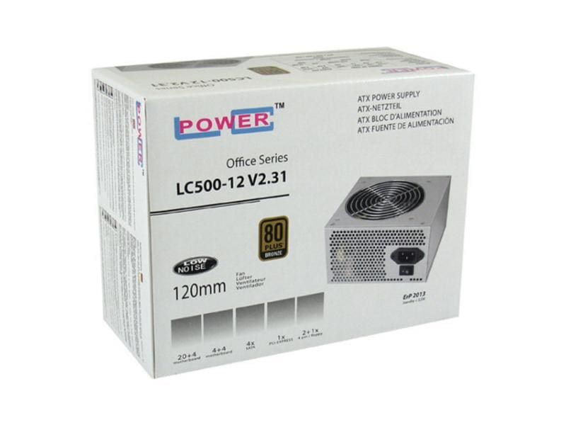 LC-Power Netzteil LC500-12 V2.31 400W 400 W ATX-Netzteil der Office-Serie