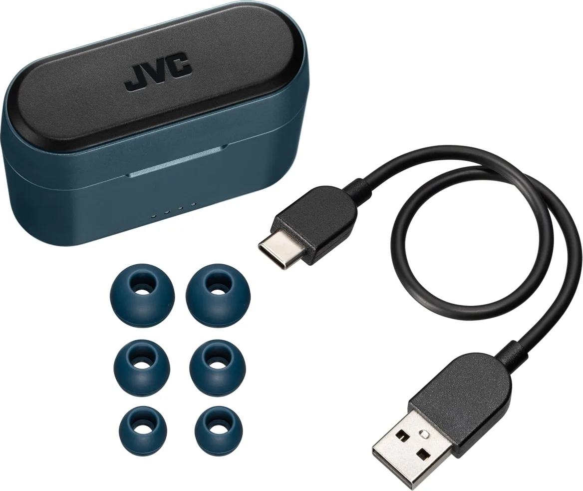 JVC HA-A9T Bleu Écouteurs True Wireless