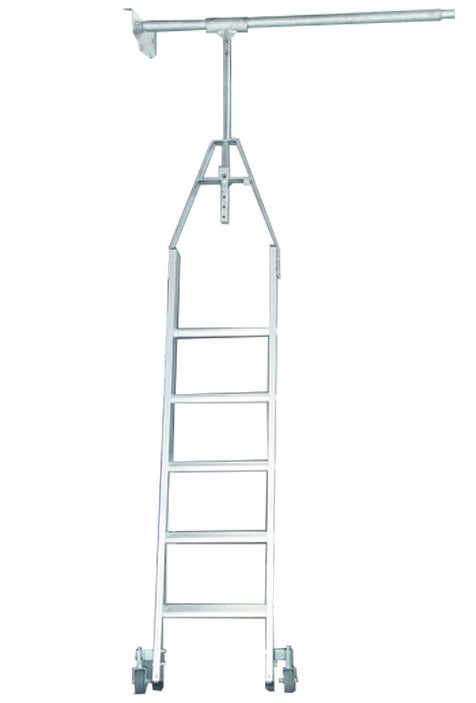 Euroline Premium aluminium stellingladder voor dubbele stelling, draaibaar met 8 treden