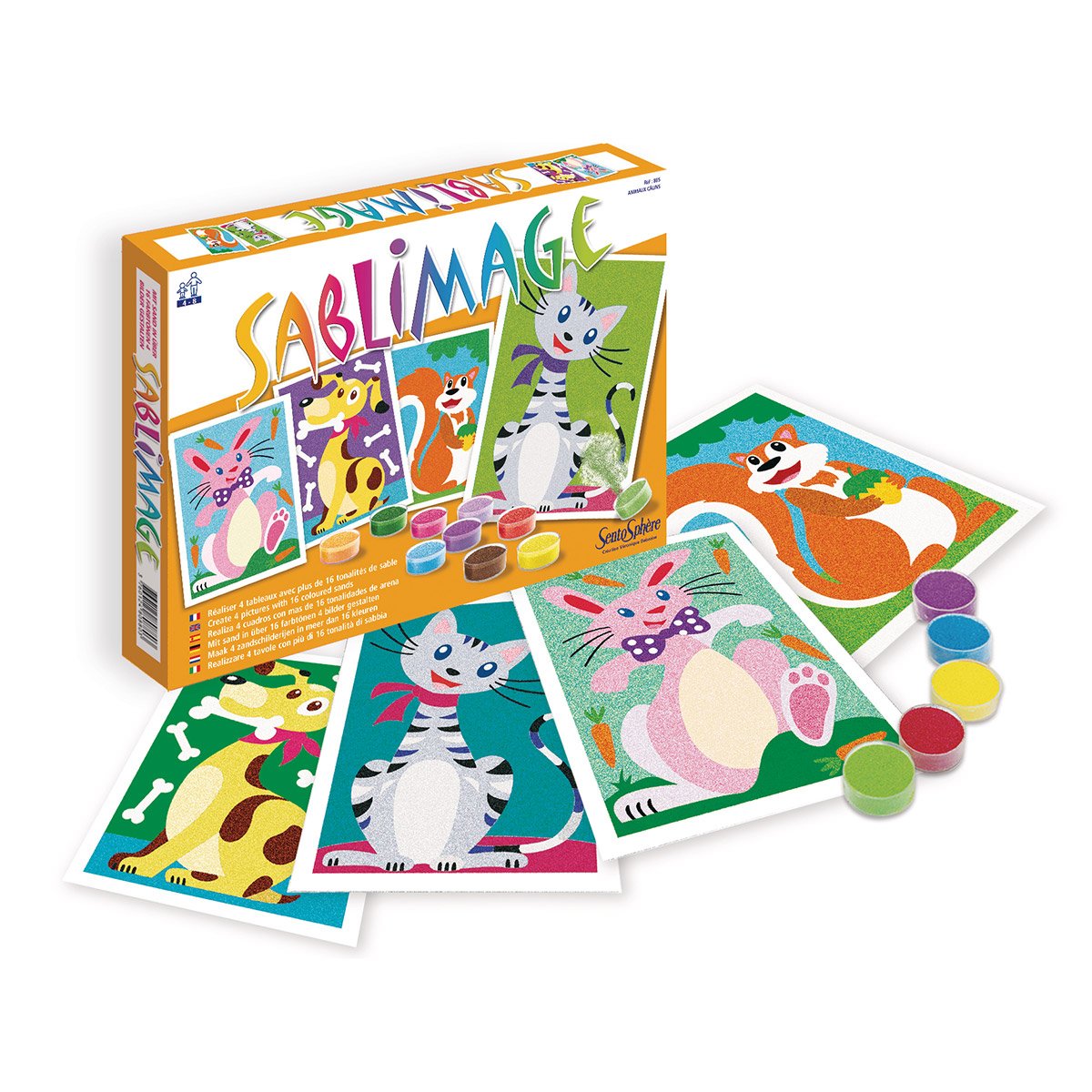 Sablimage animaux câlins