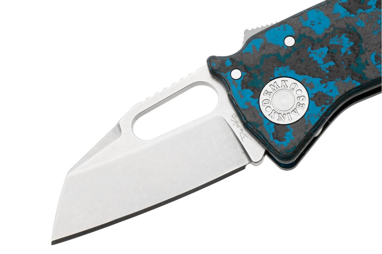 Demko Nano-Shark NANO-20CV-FC-ARC-SF Shark Foot CPM 20CV, Fat Carbon Arctic Storm, zakmes