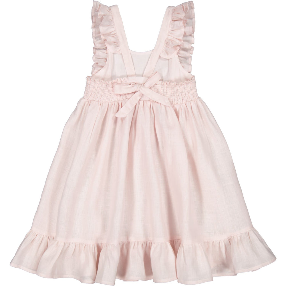 Køb MarMar Linen Mauve Rose Danita Flæse Kjole