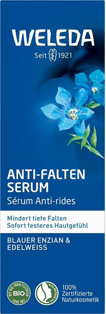 Weleda Serum Anti-Falten blauer Enzian & Edelweiss Pip Fl 30 ml