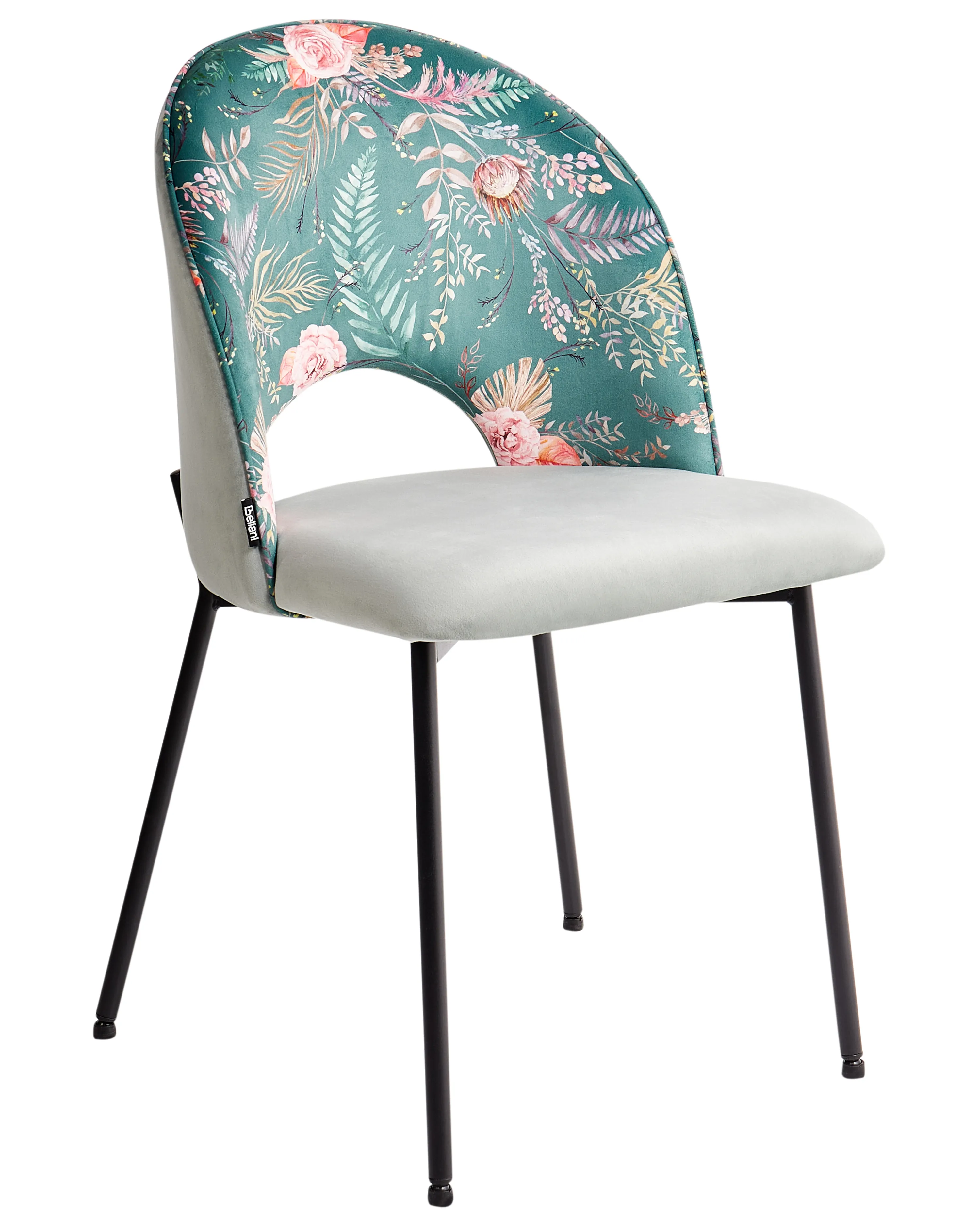 Set van 2 eetkamerstoelen COVELO Fluweel Mintgroen