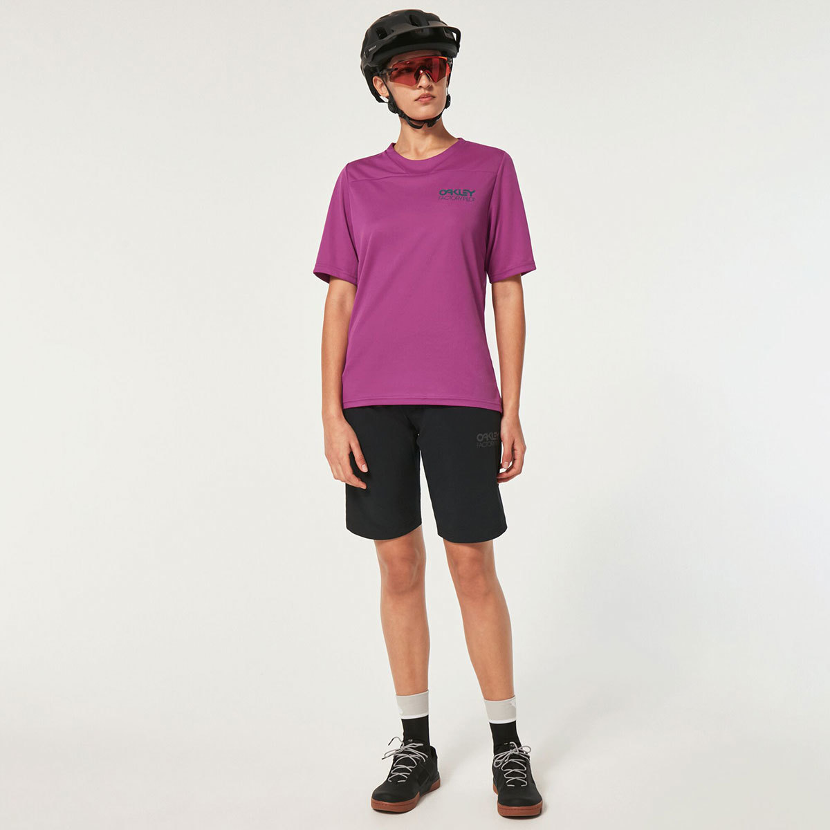 Oakley Drop In MTB Fietsbroek Kort Zwart Dames