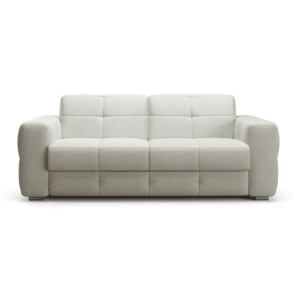 CALICOSY - Slaapbank CAMERON - Beige - 84x207x102 cm