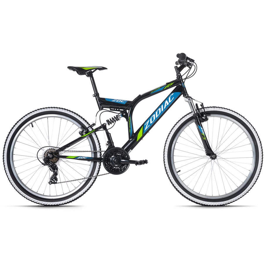 KS Cycling Mountainbike Fully 26 Zoll Zodiac 21 Gänge Schwarz-Grün