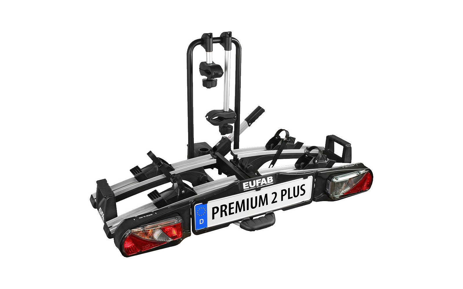Eufab Premium 2 Plus Fahrradträger für Anhängerkupplung