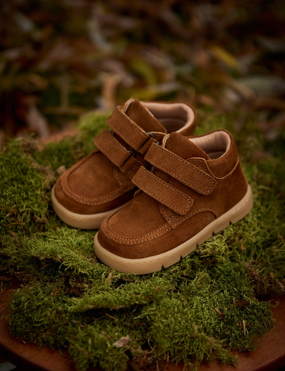 Chubby Cruiser velcro - Chestnut Suede