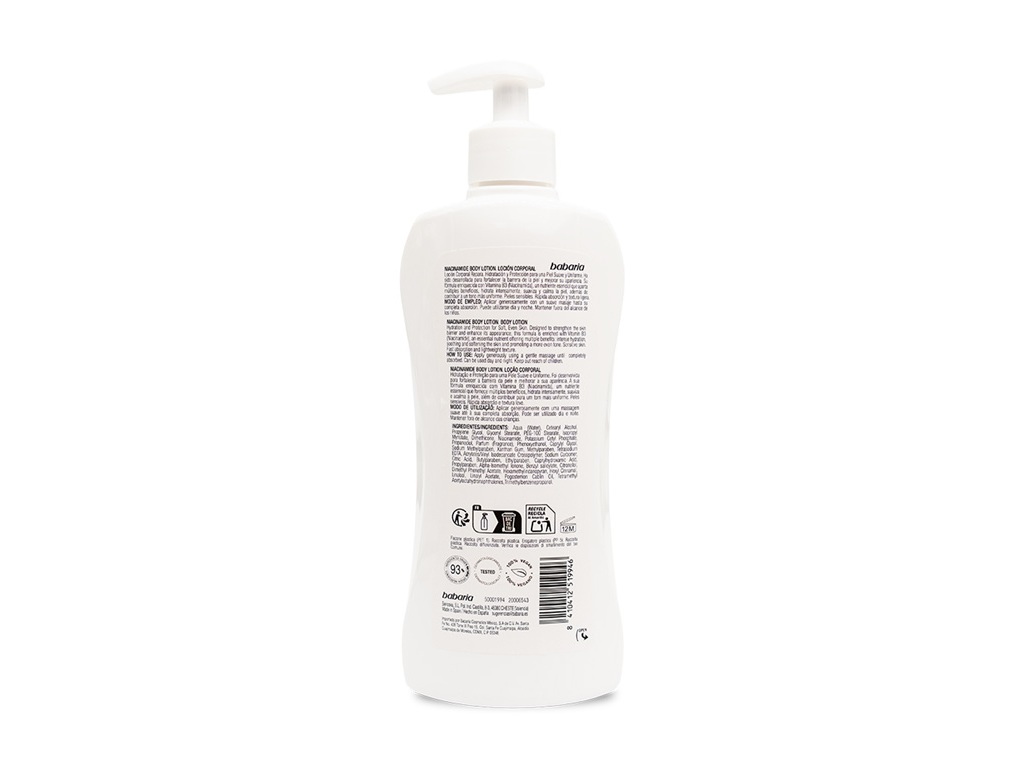 LEITE CORPORAL BABARIA B3 400ML