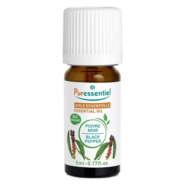Óleo Essencial de Pimenta Preta Orgânica Puressentiel 5ml