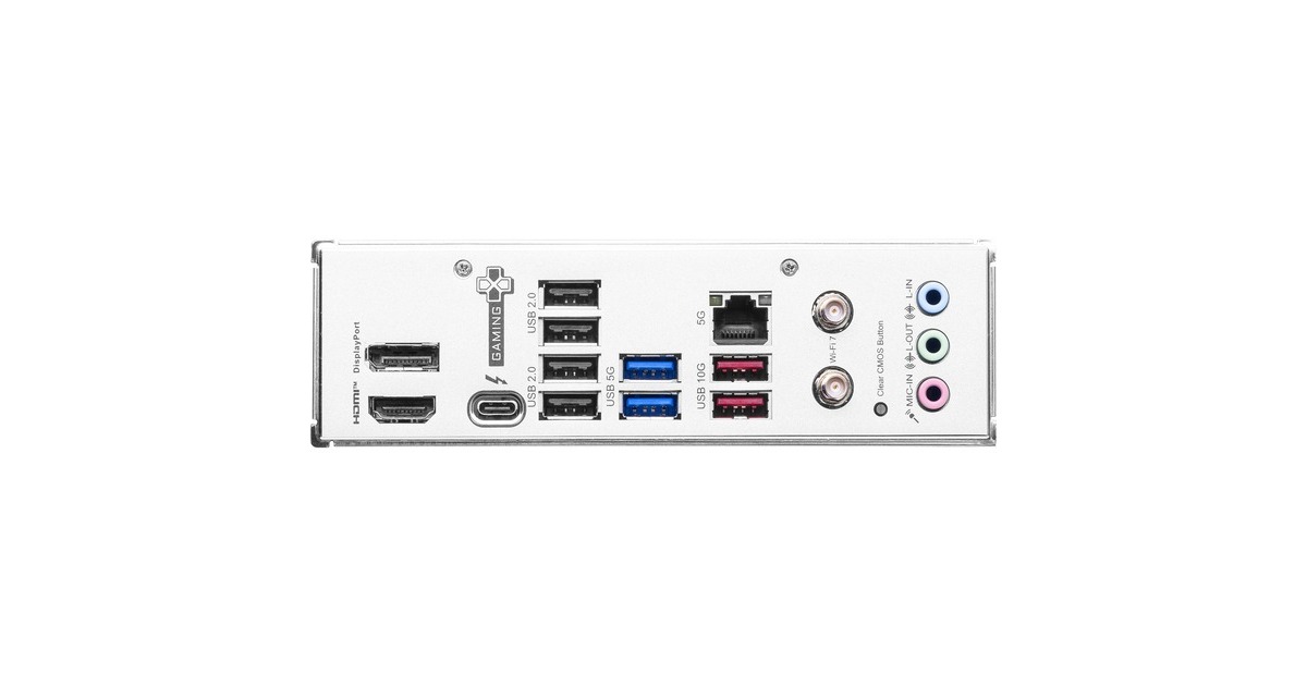 MSIB860 GAMING PLUS WIFI socket 1851 moederbord  (RAID, 5Gb-LAN, Wi-Fi 7, BT, Sound, ATX)